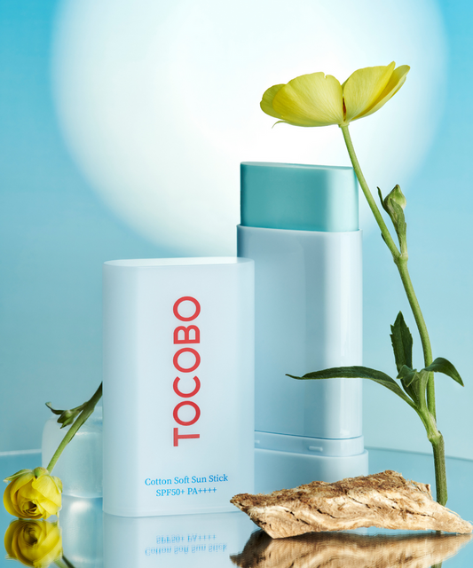 Успокаивающий солнцезащитный крем в форме стика Cotton Soft SPF50 PA ++++ от Tocobo