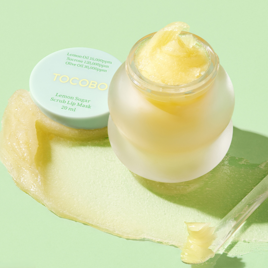 Lemon Sugar Scrub Lip Mask by Tocobo