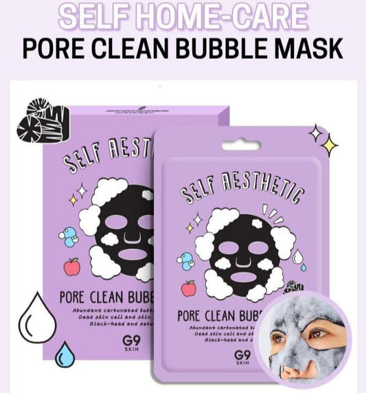 Self Aesthetic Pore Clean Bubble Mask από την  G9 Skin