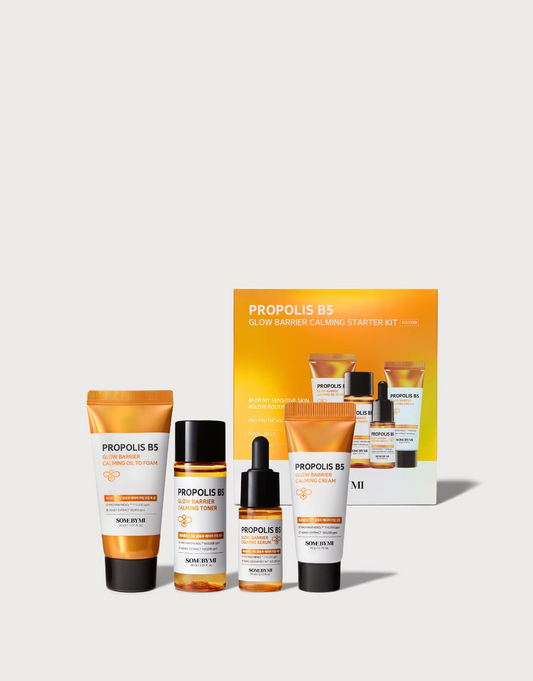 Propolis B5 glow barrier calming starter kit by Some by mi