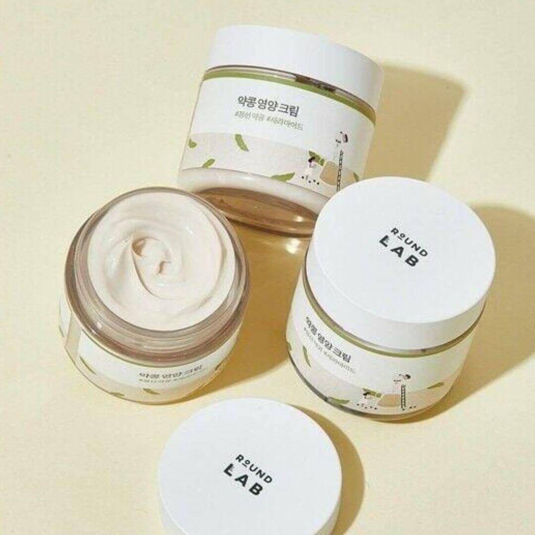 Soybean nourishing cream by Round Lab