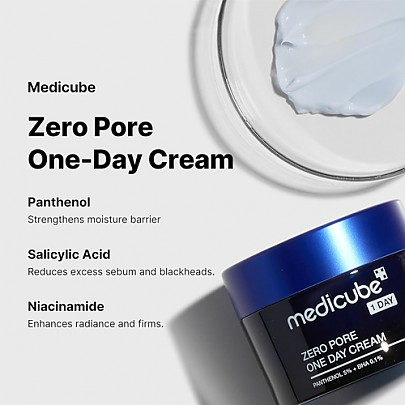 Zero Pore One Day Cream by Medicube