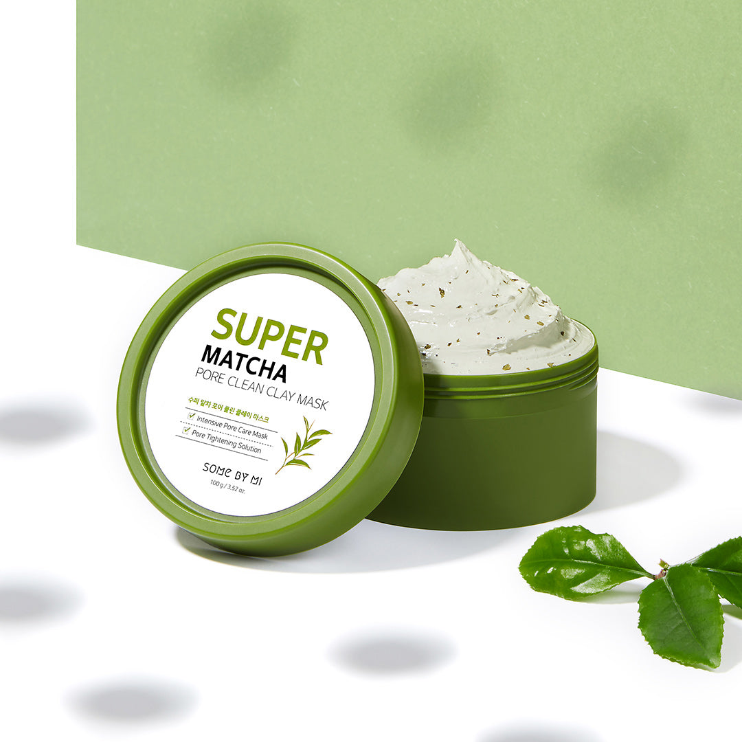 Super matcha pore clean clay mask by Some by mi