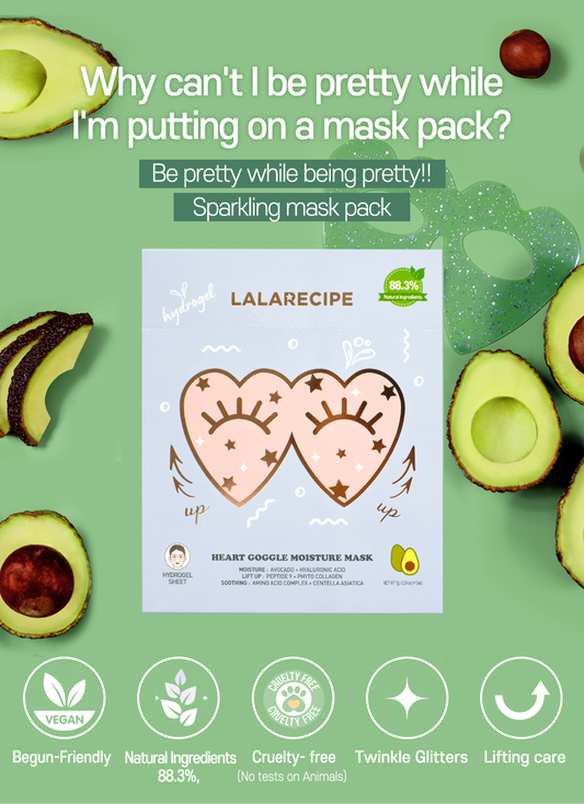 Heart Goggle Moisture Mask by Lalarecipe